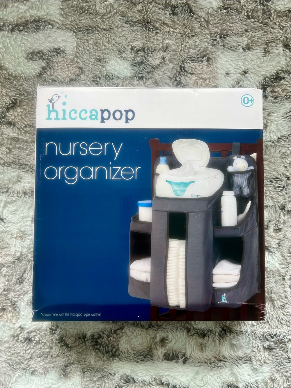 Hiccapop Nursery Organizer for Crib (Gray)